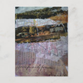 Carte Postale Your Friend Forever mixed media collage (Devant)