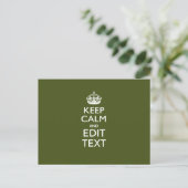 Carte Postale Your Text (Debout devant)