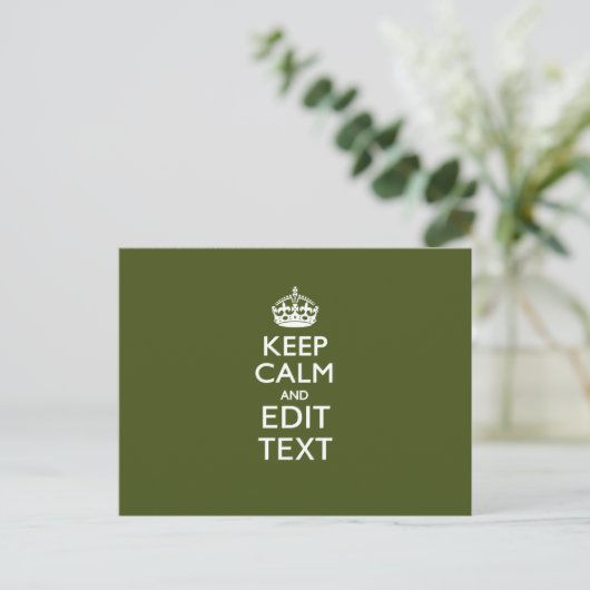 Carte Postale Your Text (Debout devant)