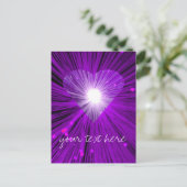 Carte postale "Your Text" de Purple Heart (Debout devant)