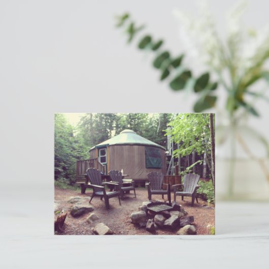 Carte Postale Yourte (Debout devant)