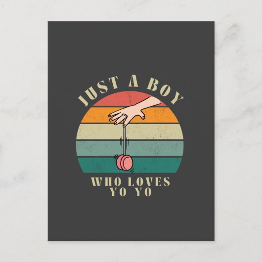 Carte Postale Yoyo boy (Devant)