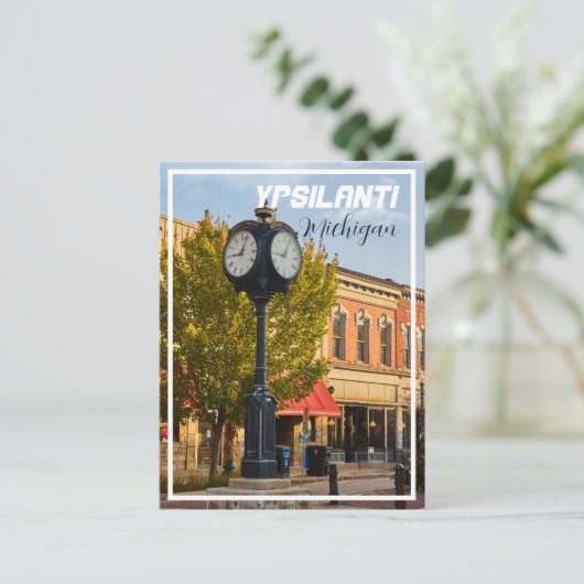 Carte postale Ypsilanti Michigan Depot Town (Debout devant)