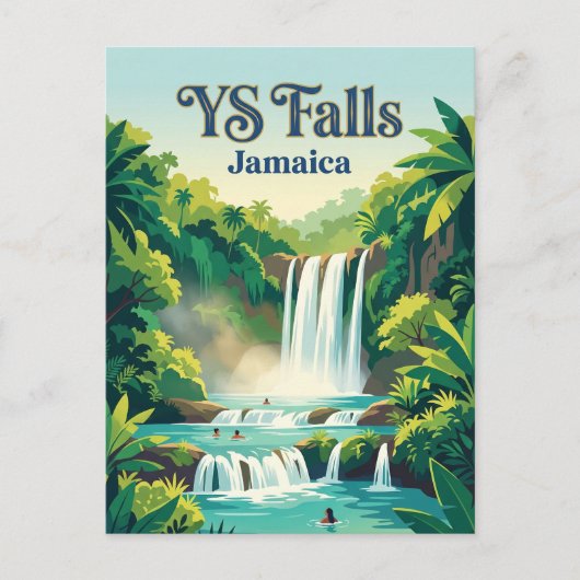 Carte Postale YS Falls Jamaïque (Devant)