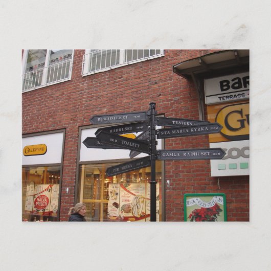 Carte Postale Ystad Suède (Devant)