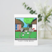 CARTE POSTALE YUCK ! JUNK FOOD ! (Debout devant)