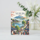 Carte Postale Yufuin Japon (Debout devant)