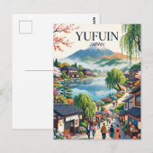 Carte Postale Yufuin Japon (Devant / Derrière)