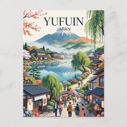 Carte Postale Yufuin Japon (Devant)