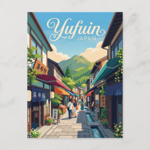Carte Postale Yufuin Onsen Alley Japon
