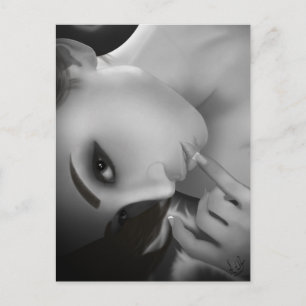 Carte Postale Yuki bw