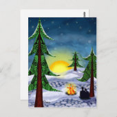 Carte Postale Yule (Devant / Derrière)