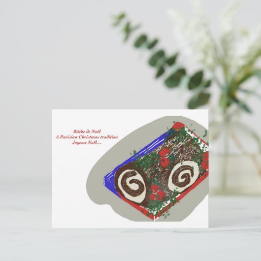 Carte postale Yule Christmas (Debout devant)