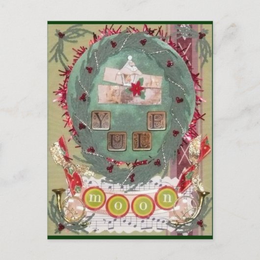 Carte postale Yule Moon (Devant)