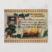 Carte postale Yule vintage (Devant)