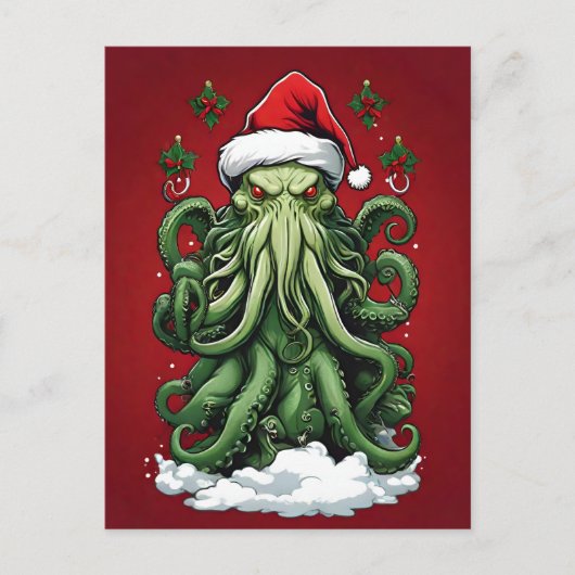 Carte Postale Yuletide de Cthulhu : Noël terrifiant (Devant)