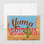 Carte Postale Yuma Arizona Vintage voyage (Devant / Derrière)