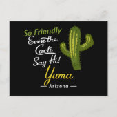 Carte Postale Yuma Cactus Funny Retro (Devant)