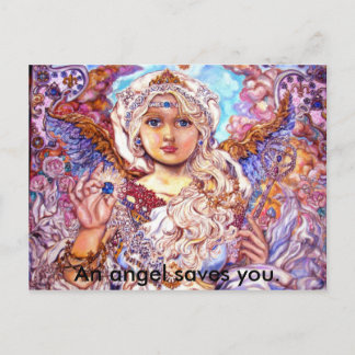Carte Postale yumi sugai angels, An angel vous sauve.