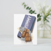 Carte Postale Yummy Chocolate Bar (Debout devant)
