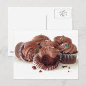 CARTE POSTALE YUMMY CUPCAKES (Devant / Derrière)