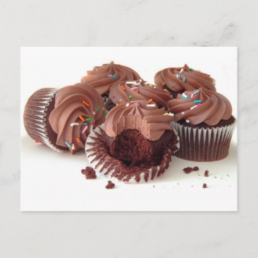 CARTE POSTALE YUMMY CUPCAKES (Devant)