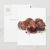 CARTE POSTALE YUMMY CUPCAKES (Devant / Derrière)