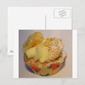 CARTE POSTALE YUMMY CUPCAKES (Devant / Derrière)
