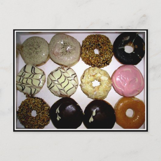 CARTE POSTALE YUMMY DONUTS (Devant)