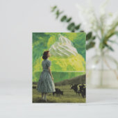 Carte Postale Yummy Lime Desert in the Dairy Pasture Surreal (Debout devant)