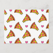 Carte Postale Yummy Pizza Slices Motif (Devant)