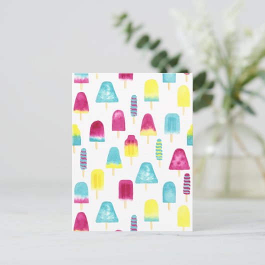 Carte Postale Yummy Popsicles (Debout devant)