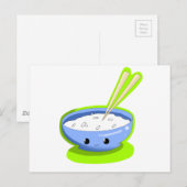 Carte Postale Yummy Rice ! (Devant / Derrière)