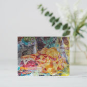 Carte Postale yummy sandwich and chips junk journal Collage (Debout devant)