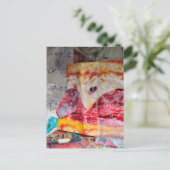 Carte Postale yummy sandwich junk journal Mixed Media Collage (Debout devant)