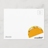 Carte Postale Yummy Taco (Dos)