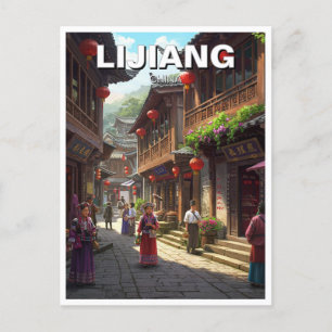 Carte Postale Yunnan Lijiang china Travel