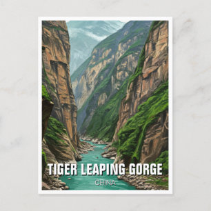 Carte Postale Yunnan Tiger Leaping Gorge Chine Voyage