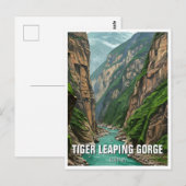 Carte Postale Yunnan Tiger Leaping Gorge Chine Voyage (Devant / Derrière)