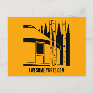 Carte Postale Yurt Lifestyle
