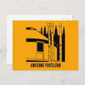 Carte Postale Yurt Lifestyle (Devant / Derrière)