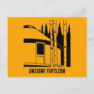 Carte Postale Yurt Lifestyle