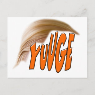 Carte Postale Yuuge Trump