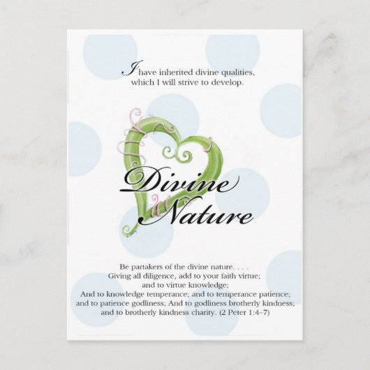 Carte Postale YW Card - Nature Divine (Devant)