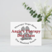Carte postale Z Angie Therapy Chien (Debout devant)