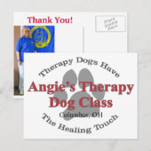 Carte postale Z Angie Therapy Chien (Devant / Derrière)