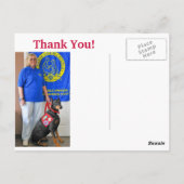 Carte postale Z Angie Therapy Chien (Dos)
