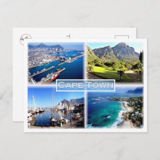 Carte Postale ZA Cape Town - Port du Cap - Clifton - (Devant / Derrière)