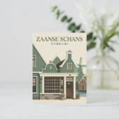 Carte Postale Zaanse Schans Pays-Bas (Debout devant)