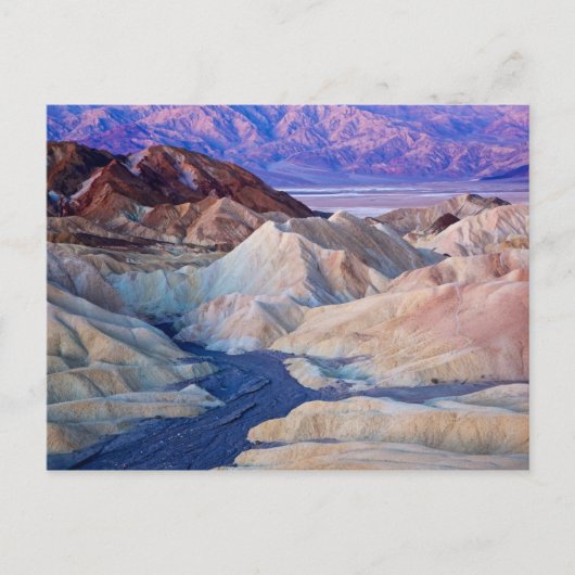 Carte Postale Zabriskie Point Avant L'Aube (Devant)